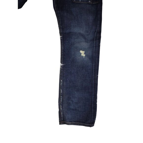 Lucky Brand Jeans Womens 8/29 Porkchop Ankle Dark Low Rise Flap Pocket Y2K - Picture 3 of 11